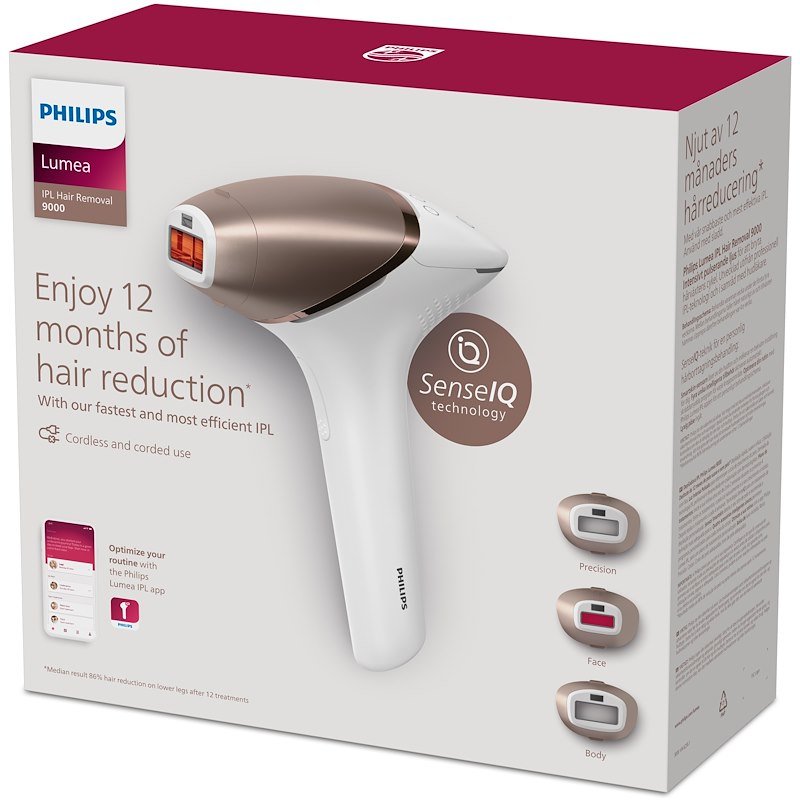 Philips Epilatore a Luce Pulsata Lumea Serie 9000 Bri955/00