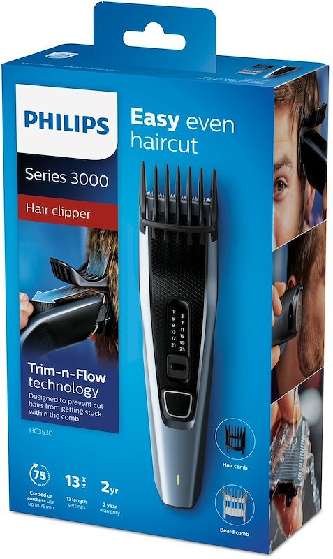 Philips Regolacapelli 3000 series Hc3530/15 Grigio