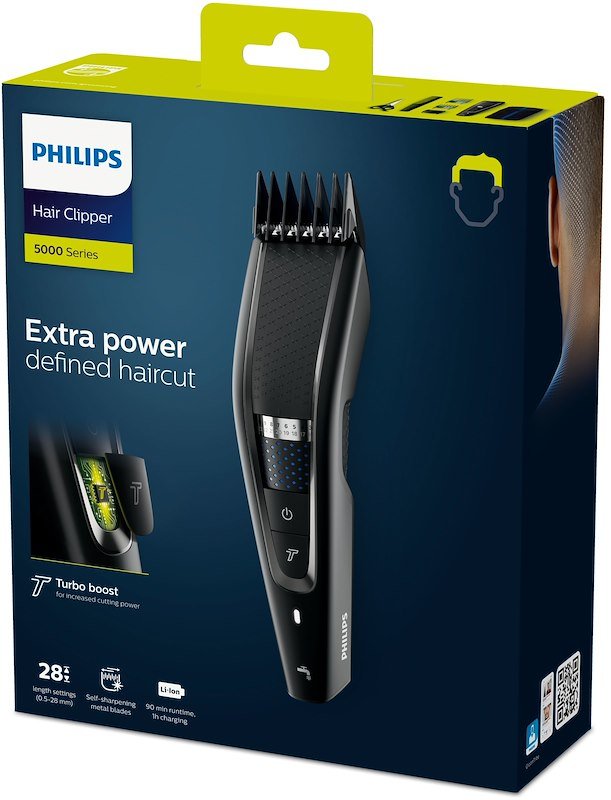 Philips Regolacapelli Serie 5000 Hc5632/15 Nero