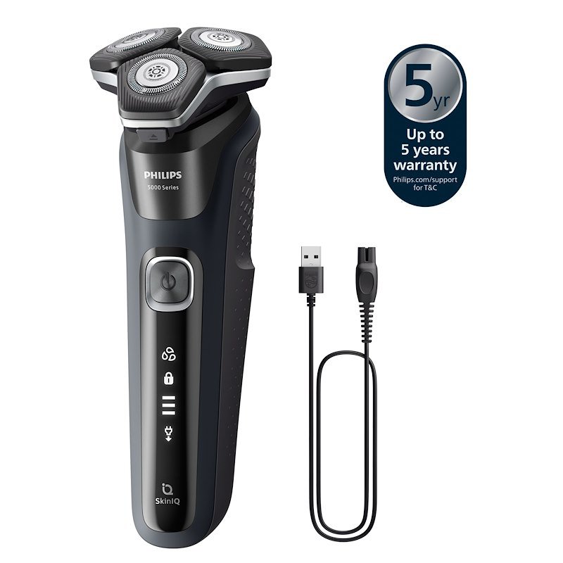 Philips Rasoio Elettrico SHAVER serie 5000 S5898/35 Nero Intenso