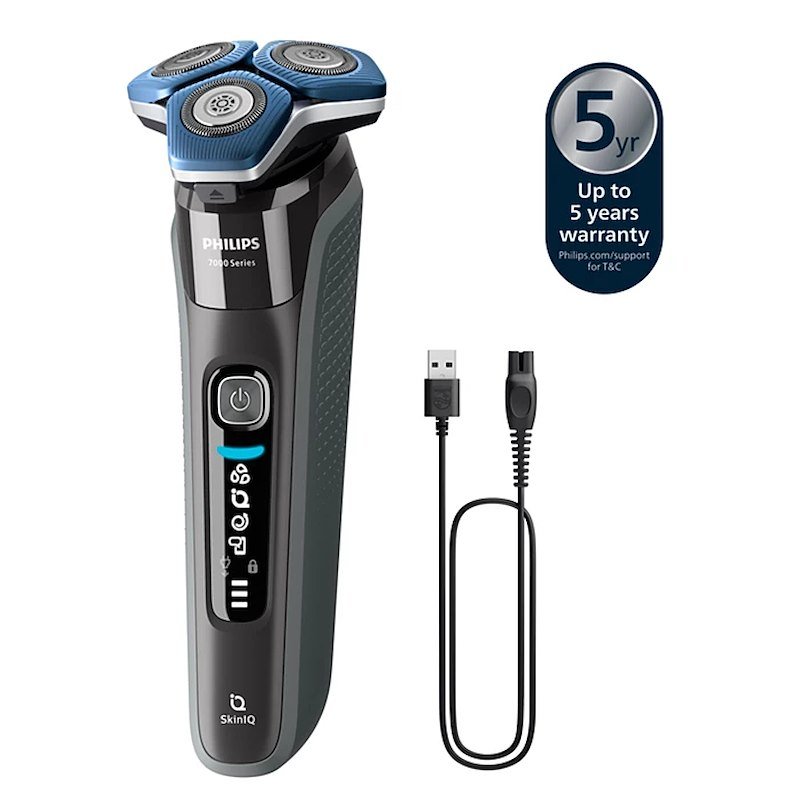 Philips Rasoio Elettrico SHAVER Serie 7000 S7887/58 Cromato Scuro