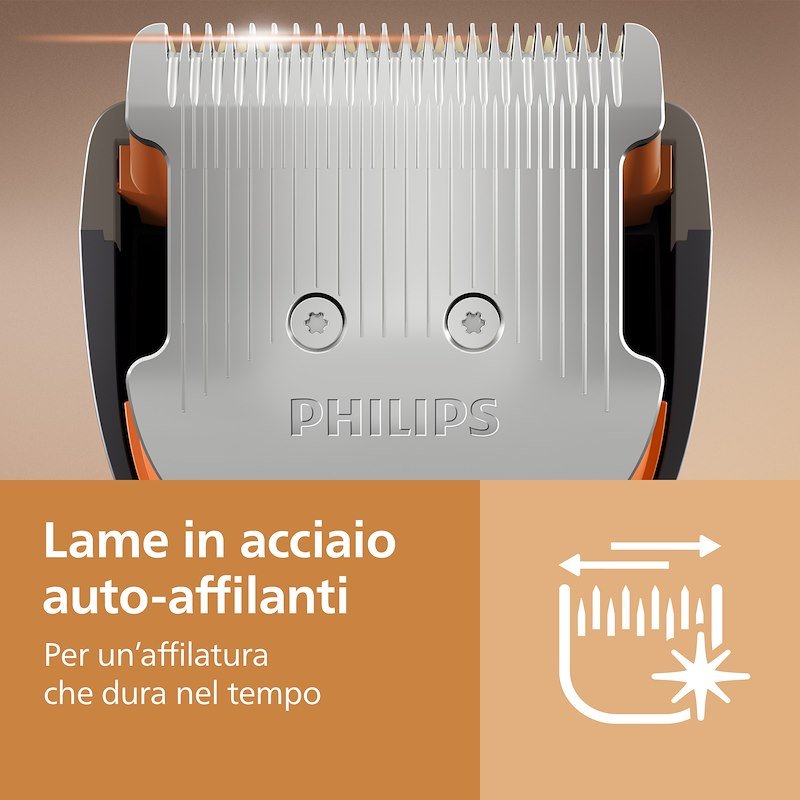 Philips Regolacapelli Serie 5000 Hc5722/15 Marrone