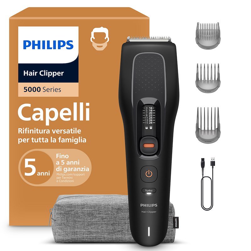 Philips Regola capelli SERIE 5000 Hc5733/15 Nero