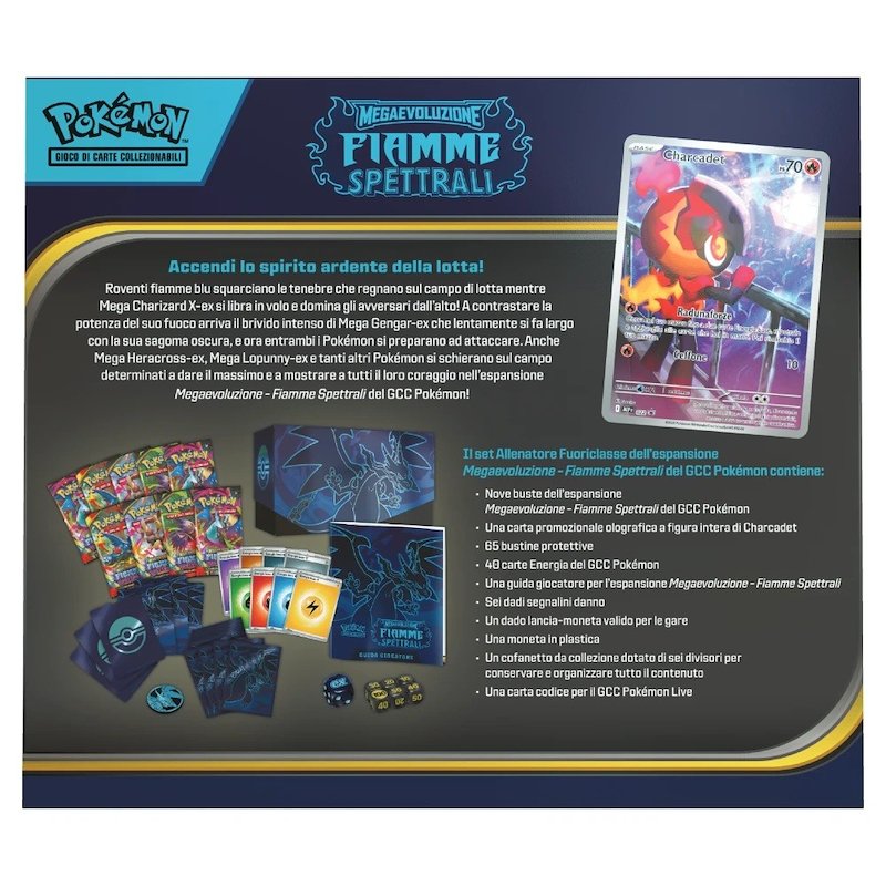 Pokemon Set Allenatore Fuoriclasse Megaevoluzione - Fiamme Spettrali Pk10186-i