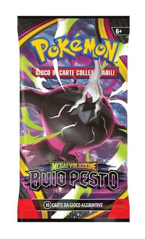 Pokemon MEGAEVO Buio Pesto 1 Busta singola Pk10425-i
