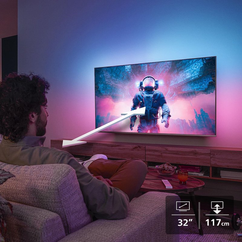 Philips TV LED  32" 32phs6000/12 Black