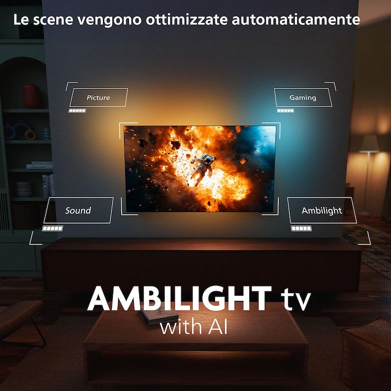Philips TV Oled 55" 55oled770/12 Black