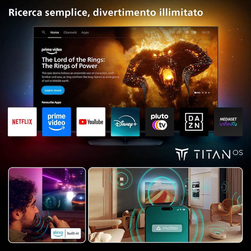 Philips TV Oled 55" 55oled770/12 Black