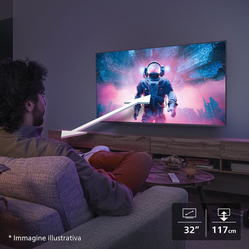 Philips TV LED 32" 32pfs6000/12 black