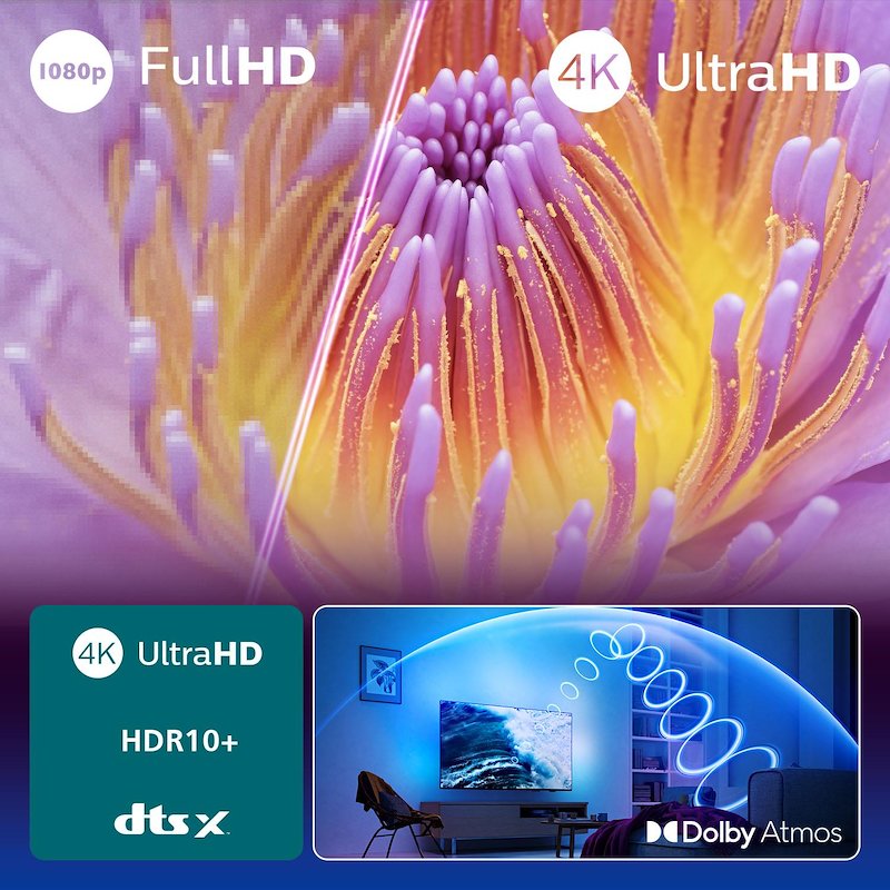 Philips TV LED 43" 43pus8010/12 Nero