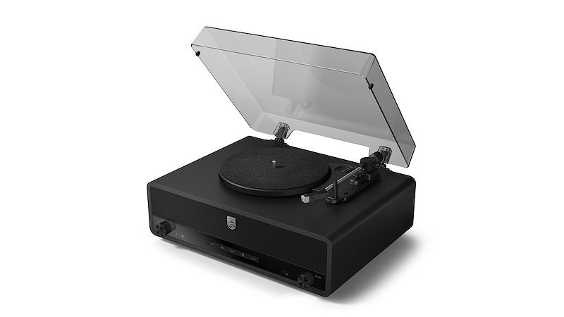 Philips Giradischi all-in-one Bluetooth Tav3000b/10 Black