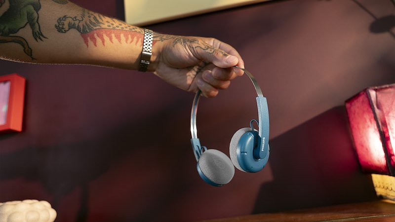 Philips Cuffie a padiglione chiuso Tah2000tl Blue