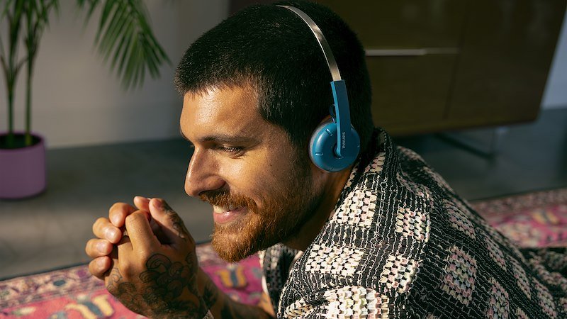 Philips Cuffie a padiglione chiuso Tah2000tl Blue