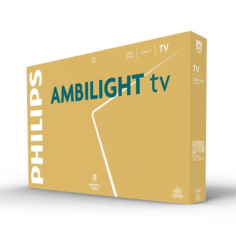 Philips TV 55" UHD QLED 4K TV SMART AMBILIGHT 55pus8450/12