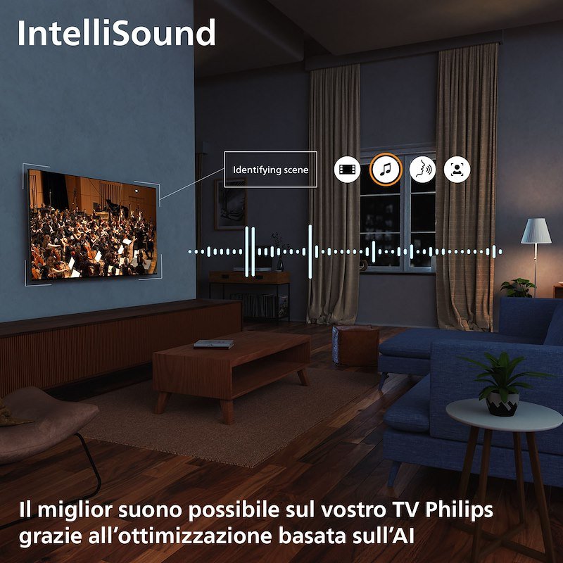 Philips Tv Led 65'' 65pus7000/12 Serie 7000 4K Ultra HD Nero