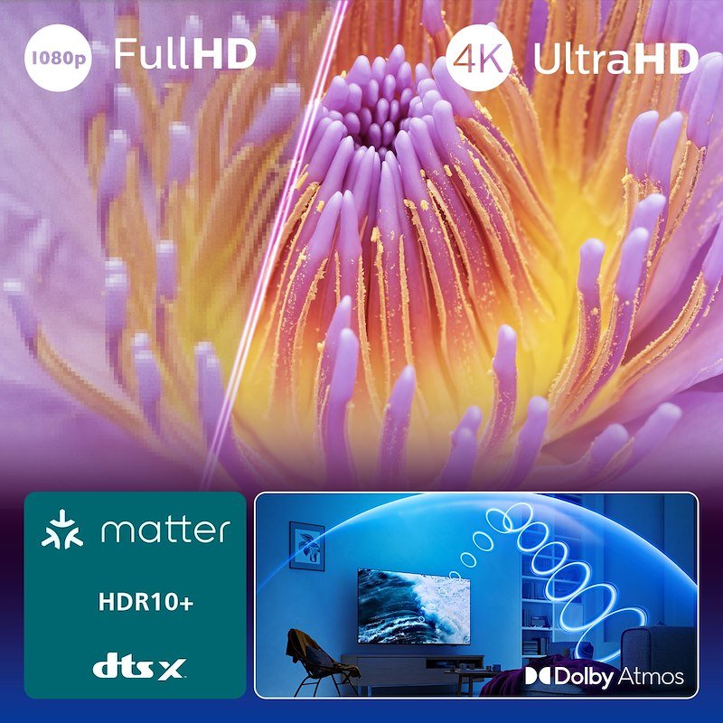 Philips Tv Led 65'' 65pus7000/12 Serie 7000 4K Ultra HD Nero