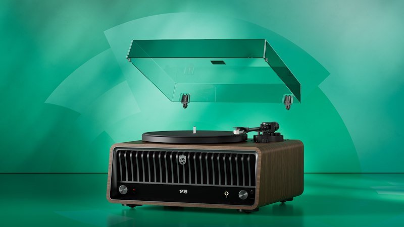 Philips Giradischi The Tina All-in-one bluetooth Tav9000d/10 Brown