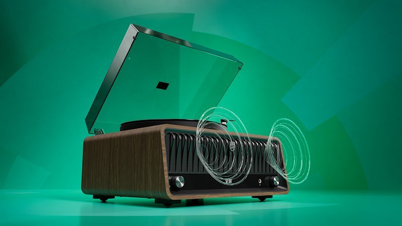 Philips Giradischi The Tina All-in-one bluetooth Tav9000d/10 Brown