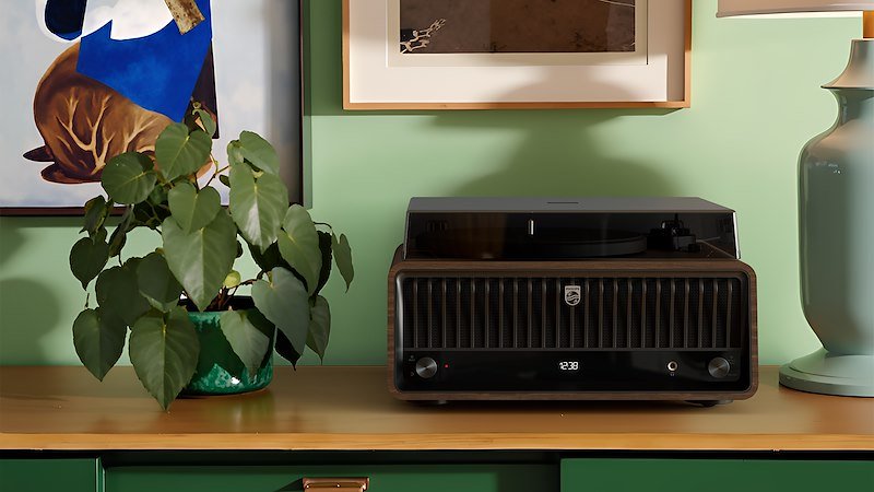 Philips Giradischi The Tina All-in-one bluetooth Tav9000d/10 Brown