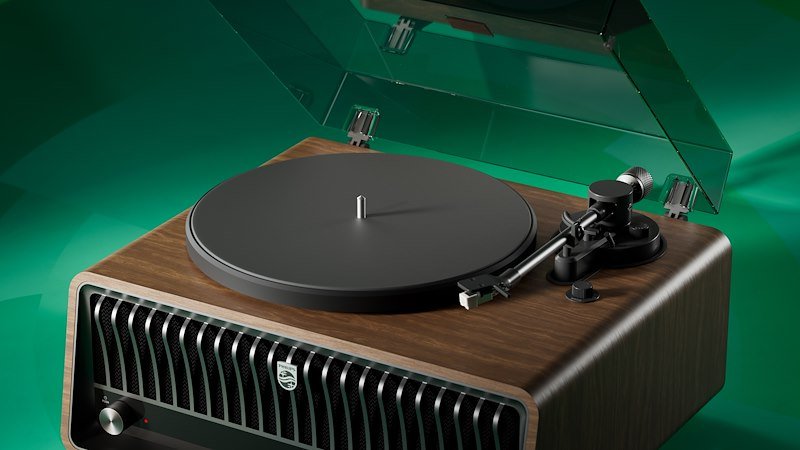 Philips Giradischi The Tina All-in-one bluetooth Tav9000d/10 Brown