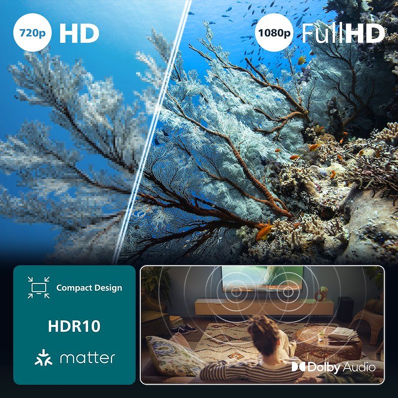 Philips Smart TV LED FHD 40" 40PFS6050/12 black