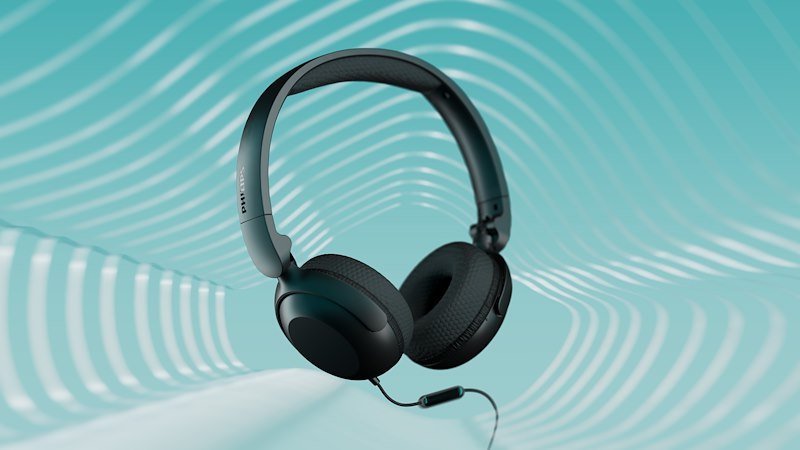 Philips Cuffie Cablate Tah2100bk/00 Black