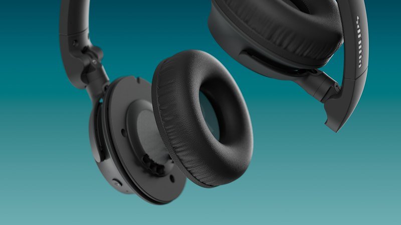 Philips Cuffie Con Cancellazione Attiva del Rumore Tah4500bk/00 Black
