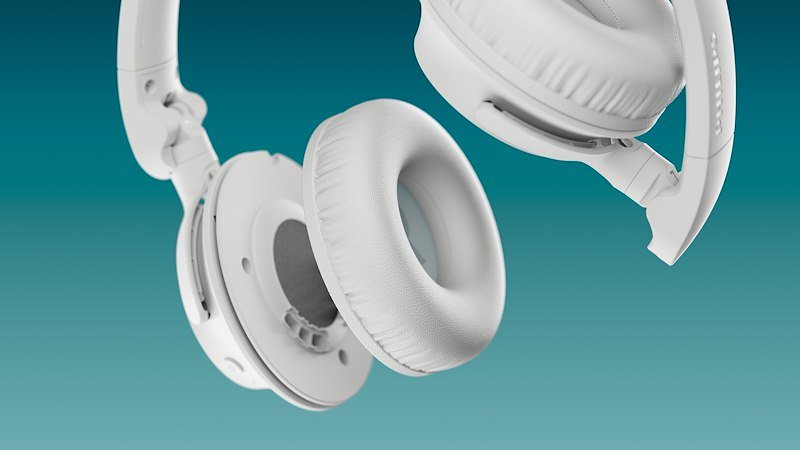 Philips Cuffie Con Cancellazione Attiva del Rumore Tah4500wt/00 White