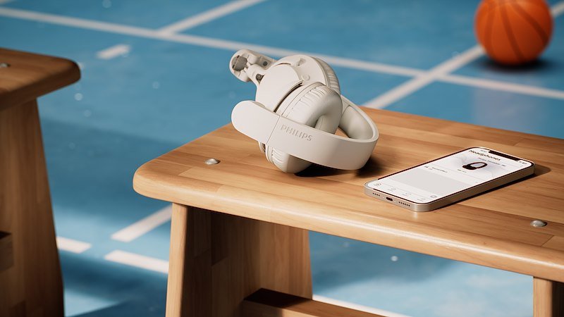 Philips Cuffie Con Cancellazione Attiva del Rumore Tah4500wt/00 White
