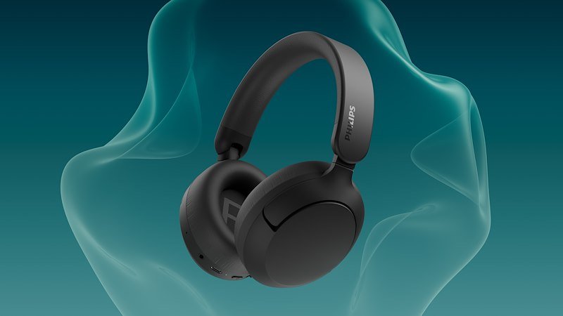 Philips Cuffie con Cancellazione del Rumore Tah6000bk/00 Black