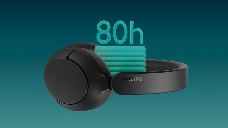 Philips Cuffie con Cancellazione del Rumore Tah6000bk/00 Black