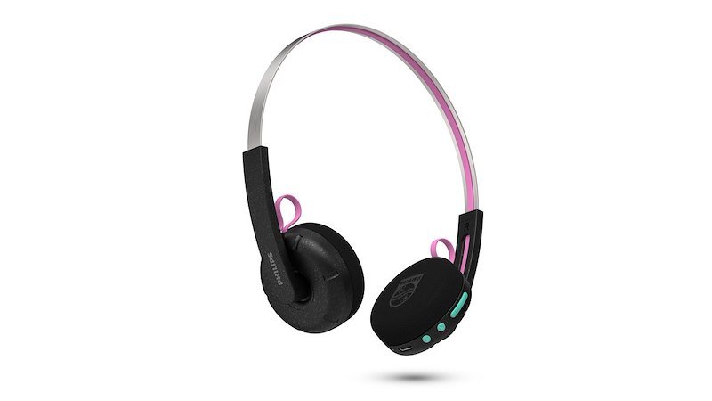 Philips Cuffie The Ringo Duo serie Moving Sound Tams1bk/00 Black/Pink