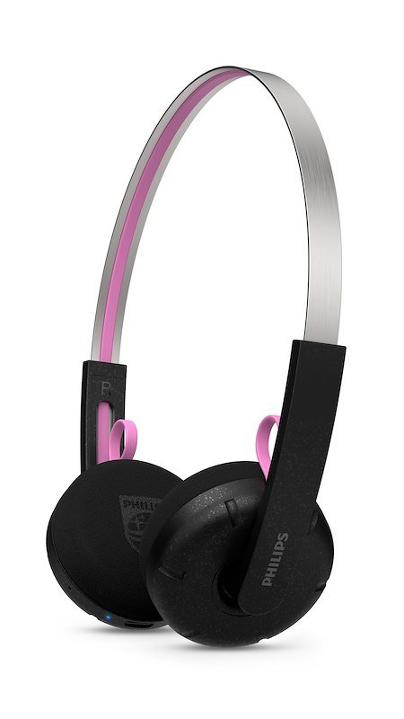 Philips Cuffie The Ringo Duo serie Moving Sound Tams1bk/00 Black/Pink
