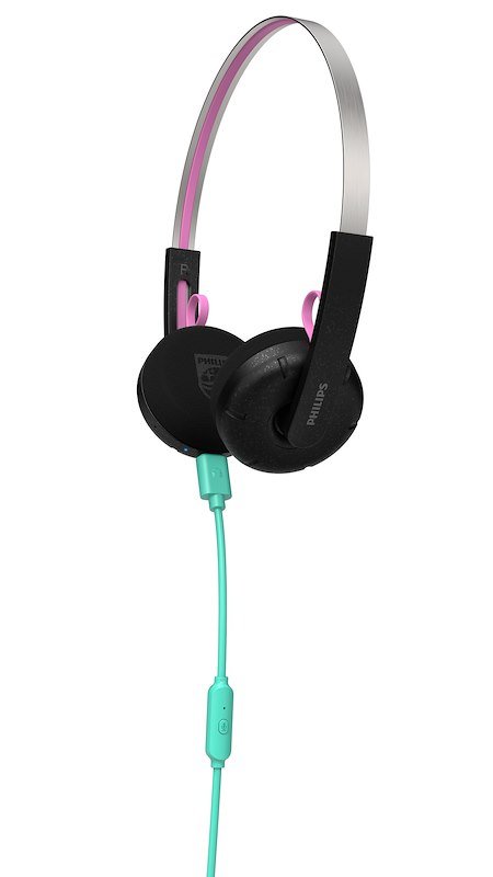 Philips Cuffie The Ringo Duo serie Moving Sound Tams1bk/00 Black/Pink