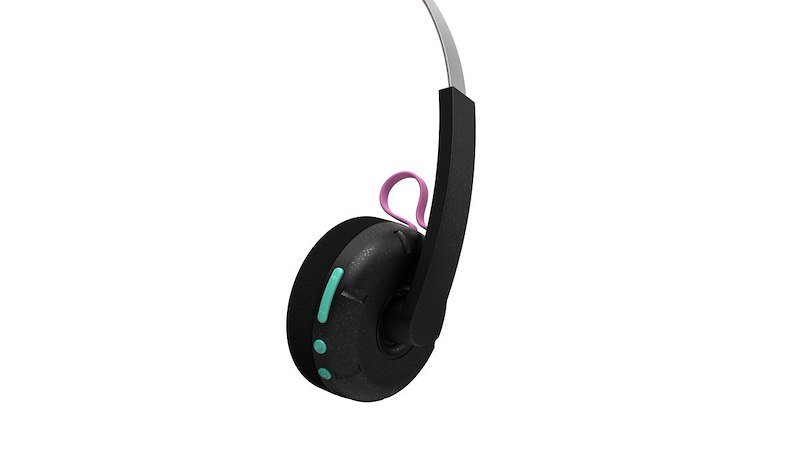 Philips Cuffie The Ringo Duo serie Moving Sound Tams1bk/00 Black/Pink