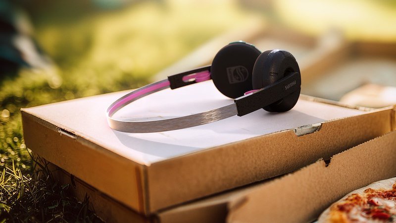 Philips Cuffie The Ringo Duo serie Moving Sound Tams1bk/00 Black/Pink