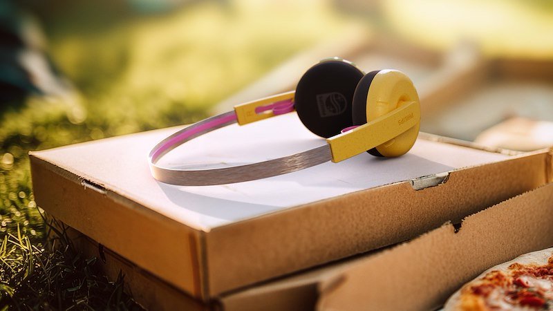 Philips Cuffie The Ringo Duo serie Moving Sound Tams1yl/00 Yellow/Pink