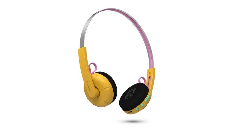Philips Cuffie The Ringo Duo serie Moving Sound Tams1yl/00 Yellow/Pink