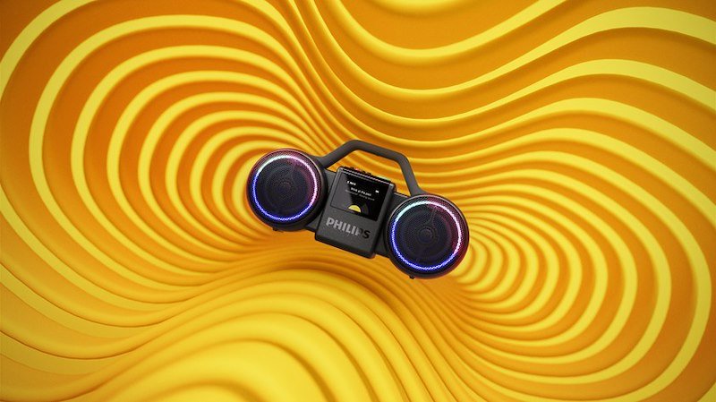Philips Philips Speaker The Roller Tams60b/00 Black
