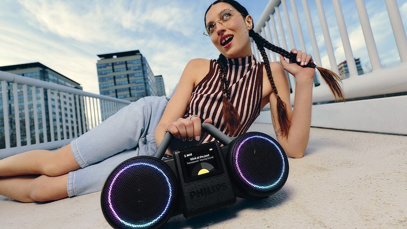 Philips Philips Speaker The Roller Tams60b/00 Black