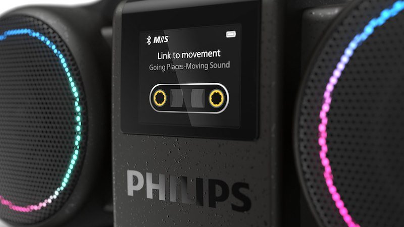 Philips Philips Speaker The Roller Tams60b/00 Black