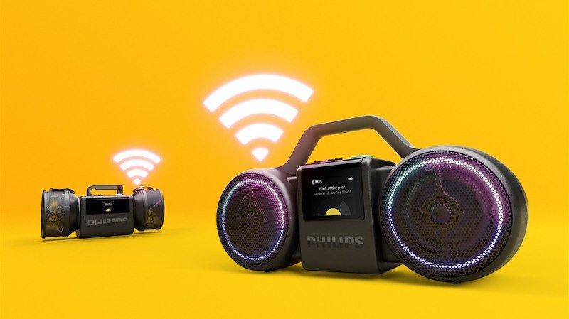 Philips Philips Speaker The Roller Tams60b/00 Black