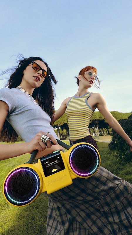 Philips Speaker The Roller Tams60y/00 Giallo