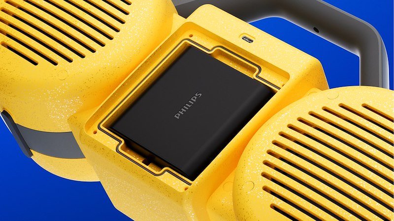 Philips Speaker The Roller Tams60y/00 Giallo