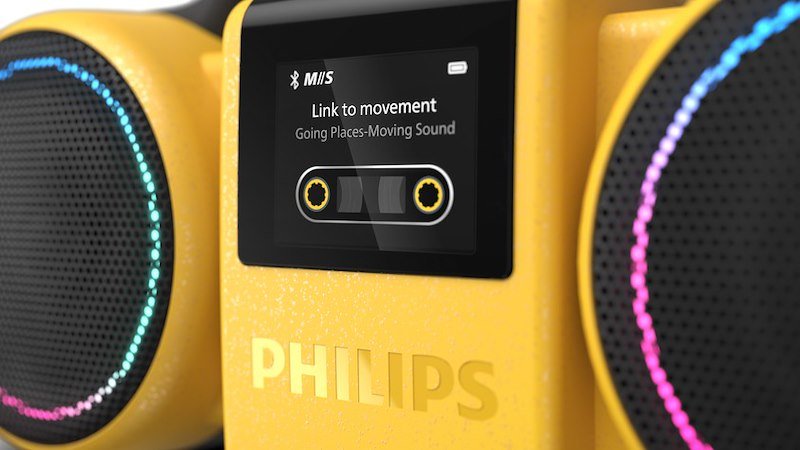 Philips Speaker The Roller Tams60y/00 Giallo
