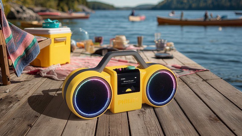 Philips Speaker The Roller Tams60y/00 Giallo