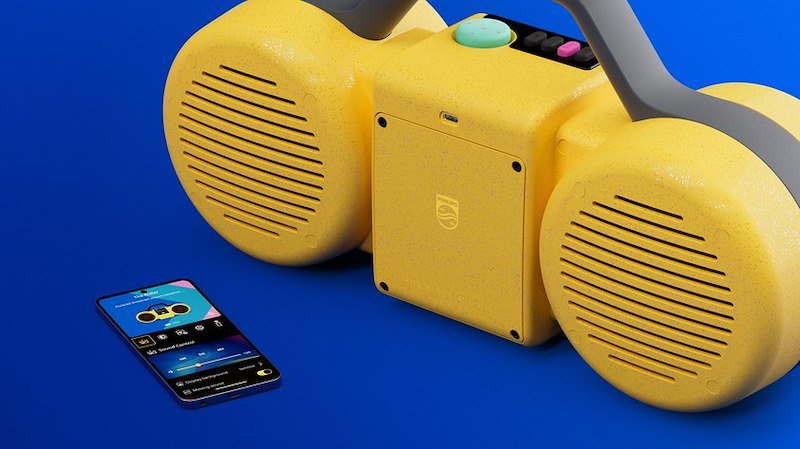 Philips Speaker The Roller Tams60y/00 Giallo