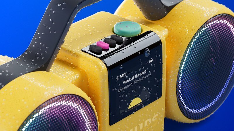 Philips Speaker The Roller Tams60y/00 Giallo