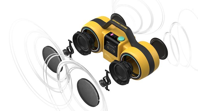Philips Speaker The Roller Tams60y/00 Giallo