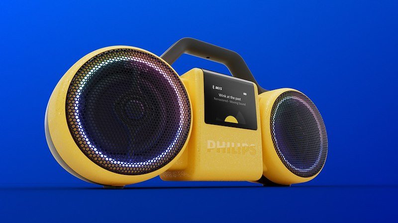 Philips Speaker The Roller Tams60y/00 Giallo